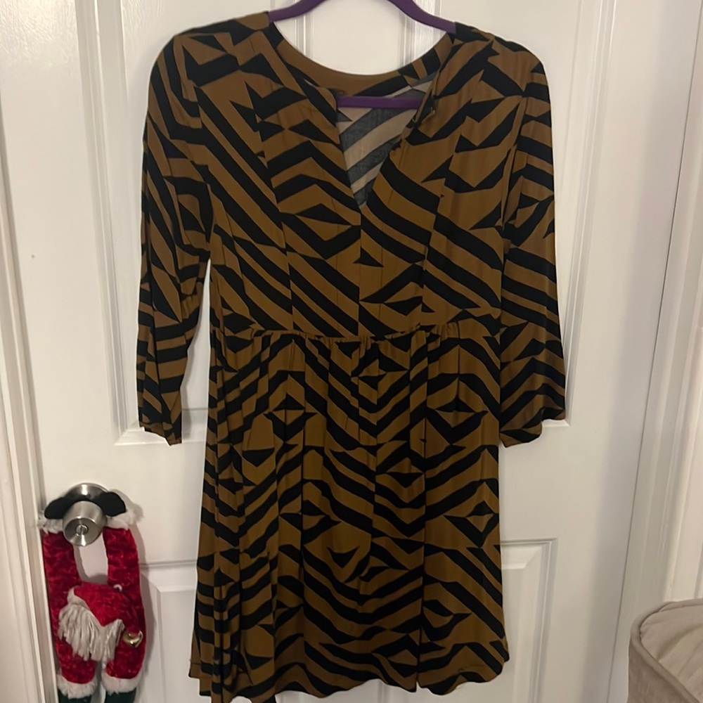 H&M Brown / Black Dress / Tunic - Size 6